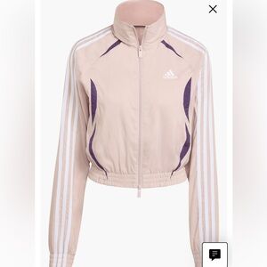 Adidas Adilenium Season 4 Teamgeist Slim Fit Track Top in New Rose